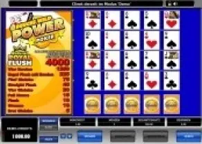 Deuces Wild Power Poker